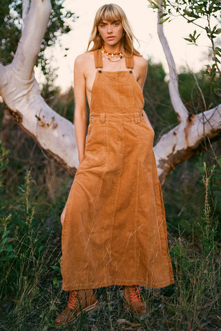 Summit Cord Overall Dress